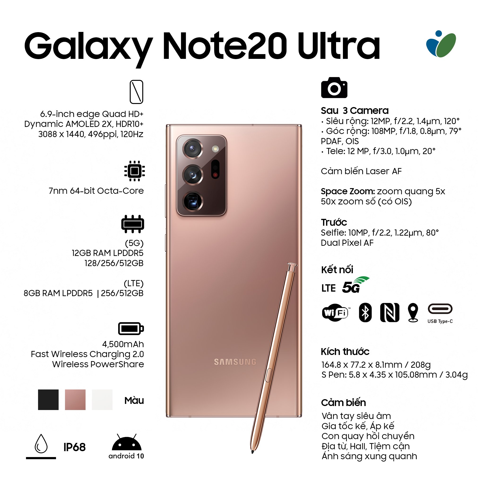 Người dùng đánh giá pin Galaxy Note20 Ultra: on screen gần 4 tiếng, đủ cho 1 ngày