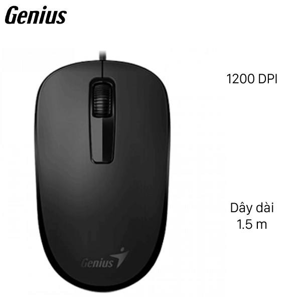 Chuột có dây Genius DX-125 Đen