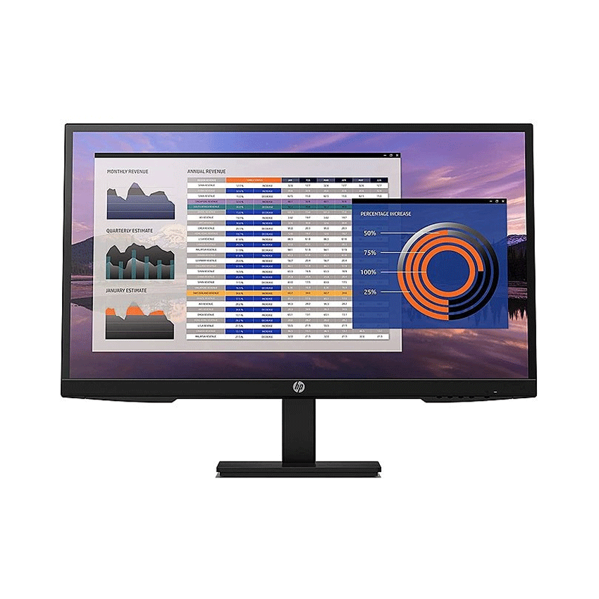 Màn Hình HP P27H G4 (27inch/FHD/IPS/75Hz/5ms/250nits/HDMI+DP+DSub+Audio/Loa)