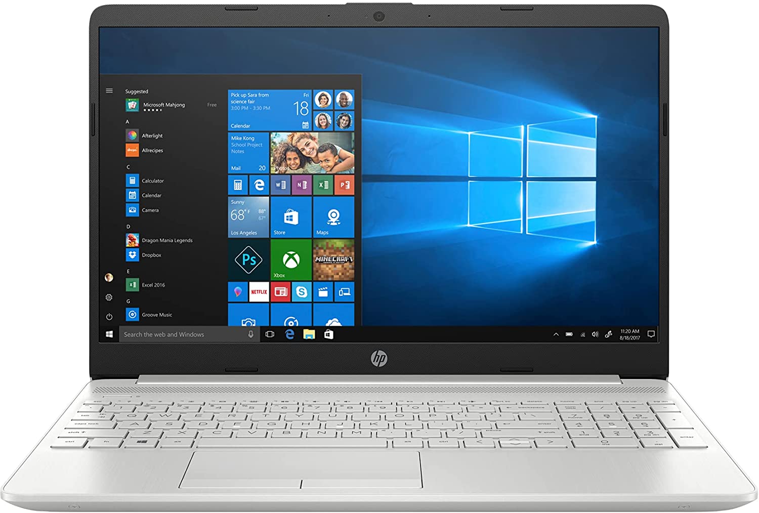 HP 15-DW3033dx Intel Core i3-1115G4 3.0GHz 256GB SSD 8GB 15.6