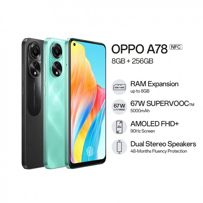 Oppo A78 8GB|256GB