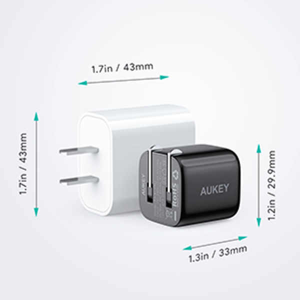 Sạc Nhanh Aukey  PD 20W Mini PA-B1 Pro