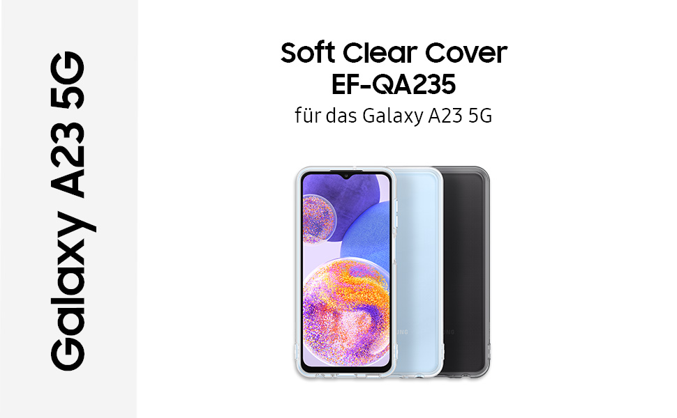 Soft Clear Cover Galaxy A23 EF-QA235