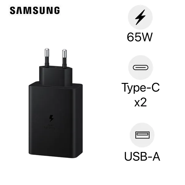 Củ sạc Samsung 3 cổng 65W T6530